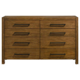 Adderley 8-drawer Bedroom Dresser Cabinet Warm Brown - 215853