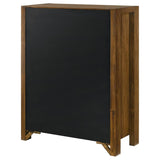 Adderley 5-drawer Bedroom Chest of Drawers Warm Brown - 215855