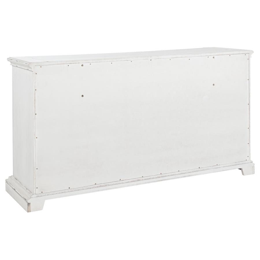 McKinney 4-piece Eastern King Bedroom Set Vintage White - 215871KE-S4