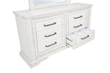 McKinney 5-piece Eastern King Bedroom Set Vintage White - 215871KE-S5
