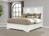McKinney Eastern King LED Light Panel Bed Vintage White - 215871KE