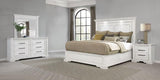 McKinney 4-piece California King Bedroom Set Vintage White - 215871KW-S4