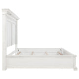 McKinney California King LED Light Panel Bed Vintage White - 215871KW