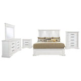 McKinney 5-piece Queen Bedroom Set Vintage White - 215871Q-S5