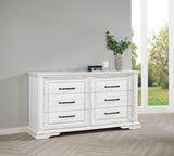 McKinney 6-drawer Bedroom Dresser Cabinet Vintage White - 215873