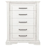 McKinney 5-drawer Bedroom Chest of Drawers Vintage White - 215875