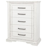McKinney 5-drawer Bedroom Chest of Drawers Vintage White - 215875