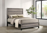 Watson Wood Full Panel Bed Light Taupe - 215911F