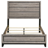 Watson Wood Full Panel Bed Light Taupe - 215911F