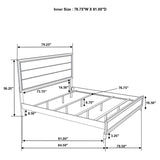Watson Four-piece Eastern King Bedroom Set Light Taupe - 215911KE-S4