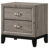 Watson 2-drawer Nightstand Bedside Table Light Taupe - 215912