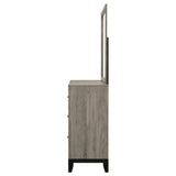 Watson 6-drawer Bedroom Dresser and Mirror Light Taupe - 215913M