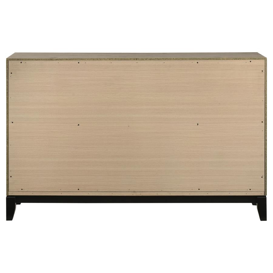 Watson 6-drawer Bedroom Dresser Cabinet Light Taupe - 215913