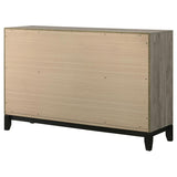Watson 6-drawer Bedroom Dresser Cabinet Light Taupe - 215913