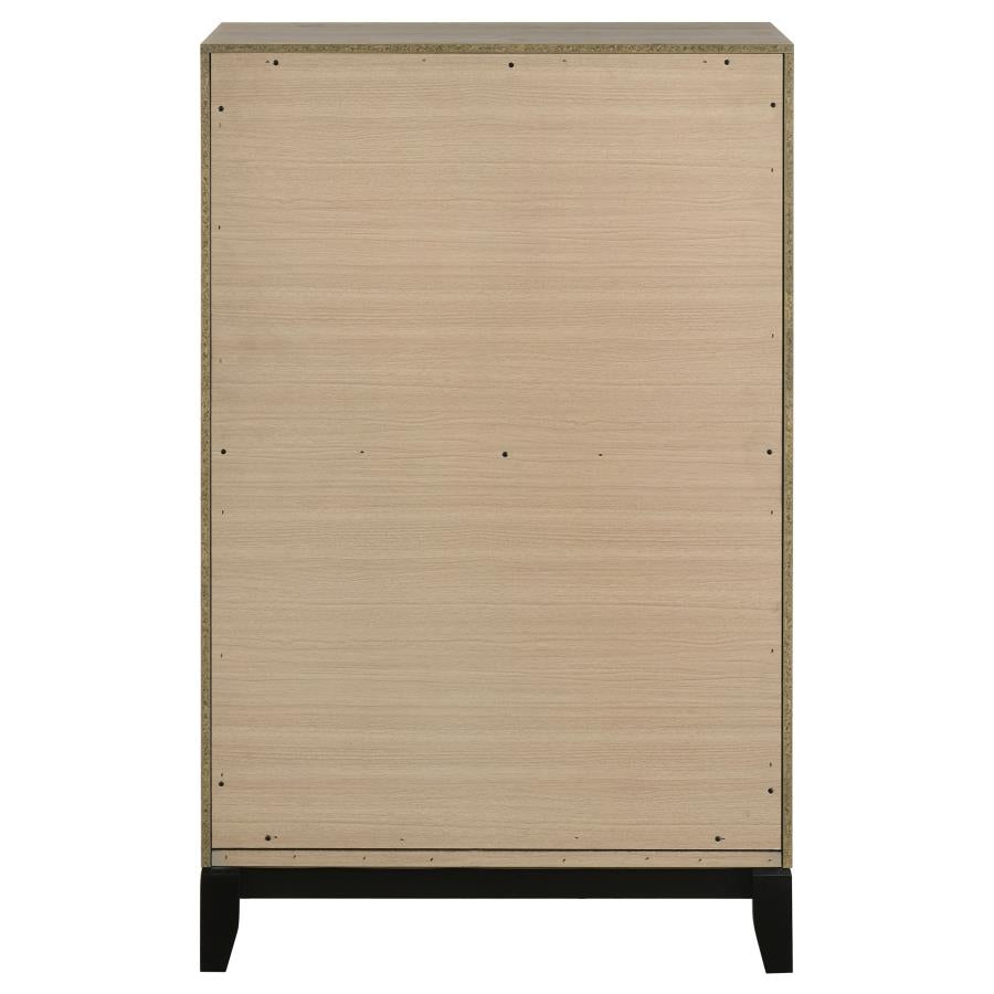 Watson 5-drawer Bedroom Chest of Drawers Light Taupe - 215915