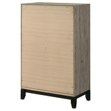 Watson 5-drawer Bedroom Chest of Drawers Light Taupe - 215915