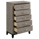 Watson 5-drawer Bedroom Chest of Drawers Light Taupe - 215915