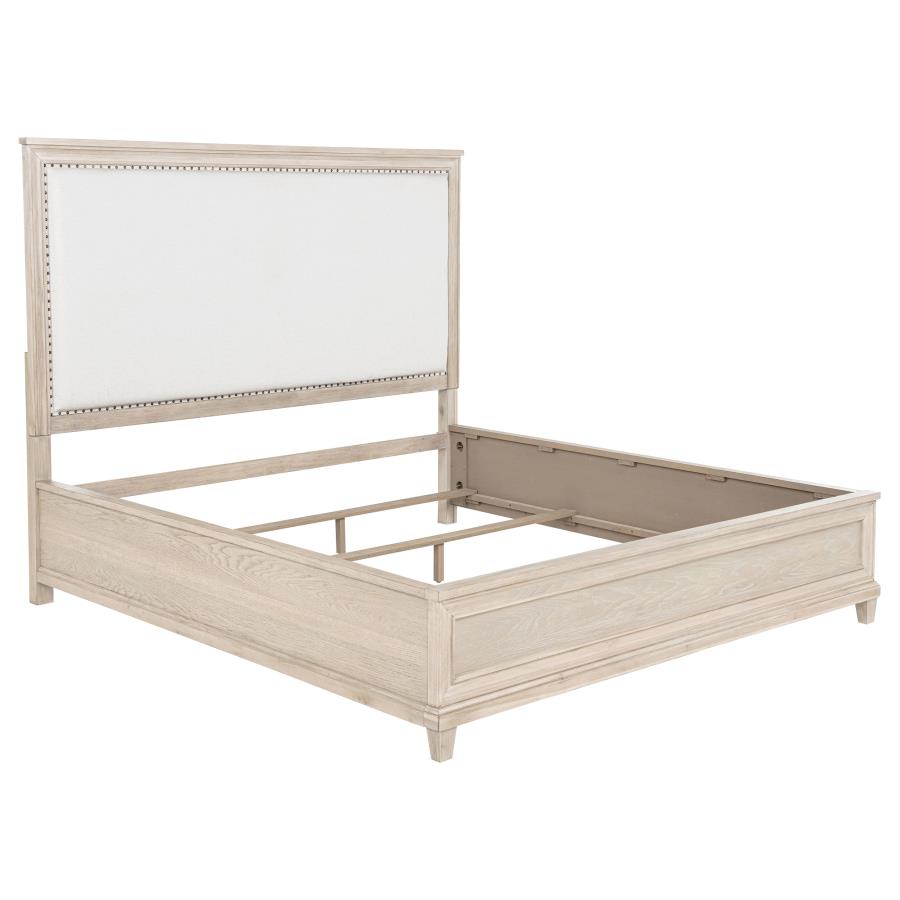 Pembroke 5-piece Eastern King Bedroom Set Washed Oak - 215921KE-S5