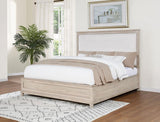 Pembroke 66-inch Eastern King Panel Bed Washed Oak - 215921KE
