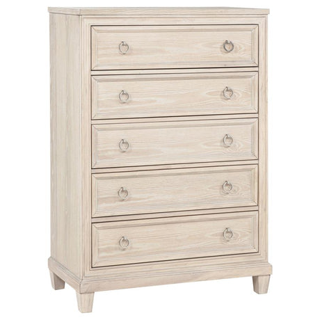 Pembroke 5-piece California King Bedroom Set Washed Oak - 215921KW-S5