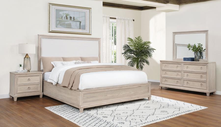 Pembroke 4-piece Queen Bedroom Set Washed Oak - 215921Q-S4