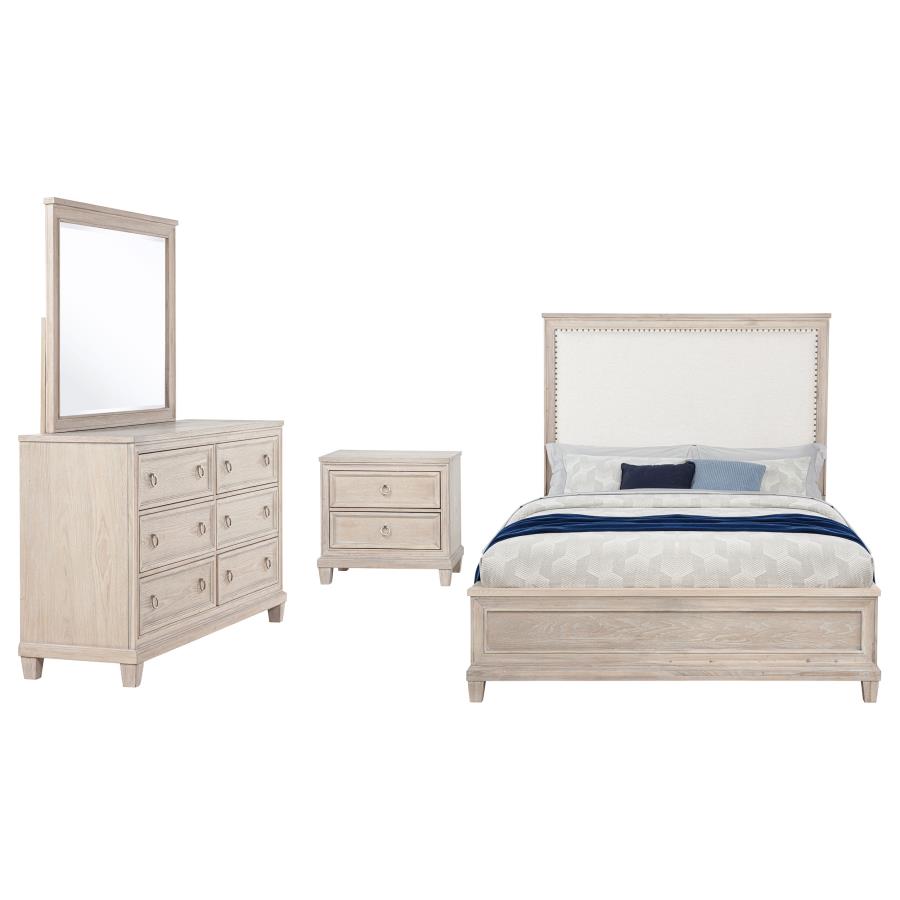 Pembroke 4-piece Queen Bedroom Set Washed Oak - 215921Q-S4
