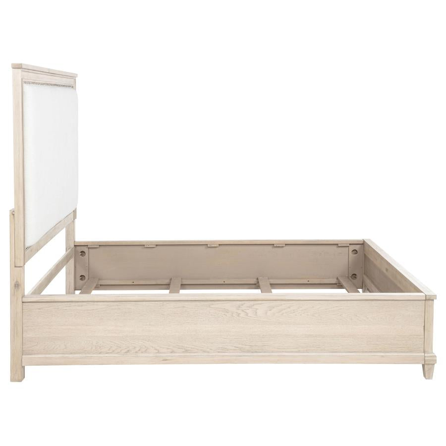 Pembroke 66-inch Queen Panel Bed Washed Oak - 215921Q