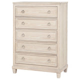 Pembroke 5-drawer Chest of Drawers Washed Oak - 215925