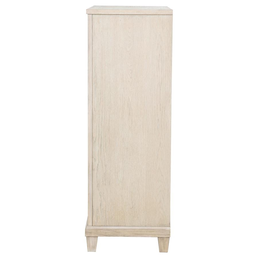 Pembroke 5-drawer Chest of Drawers Washed Oak - 215925