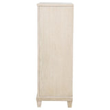 Pembroke 5-drawer Chest of Drawers Washed Oak - 215925