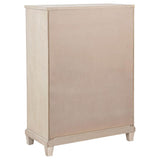 Pembroke 5-drawer Chest of Drawers Washed Oak - 215925