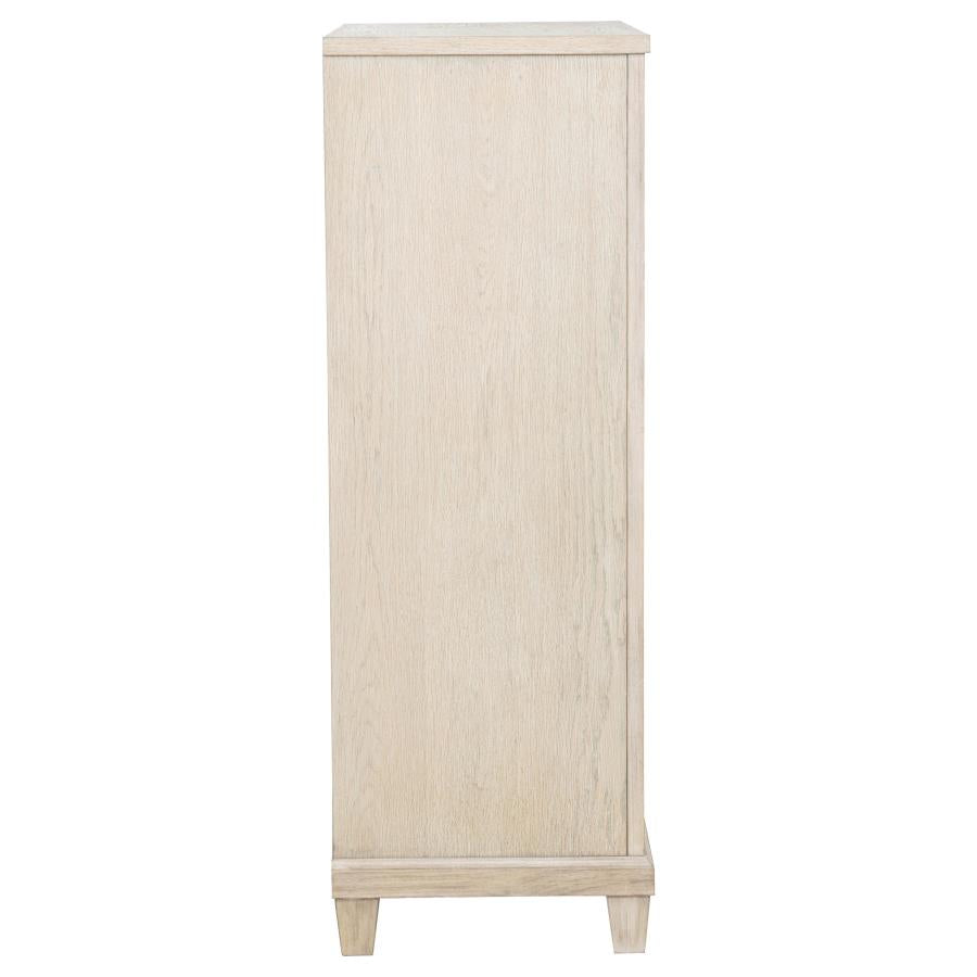 Pembroke 5-drawer Chest of Drawers Washed Oak - 215925