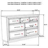 Atlas 4-piece California King Bedroom Set Dark Oak - 215971KW-S4