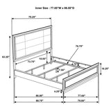 Atlas 5-piece California King Bedroom Set Dark Oak - 215971KW-S5