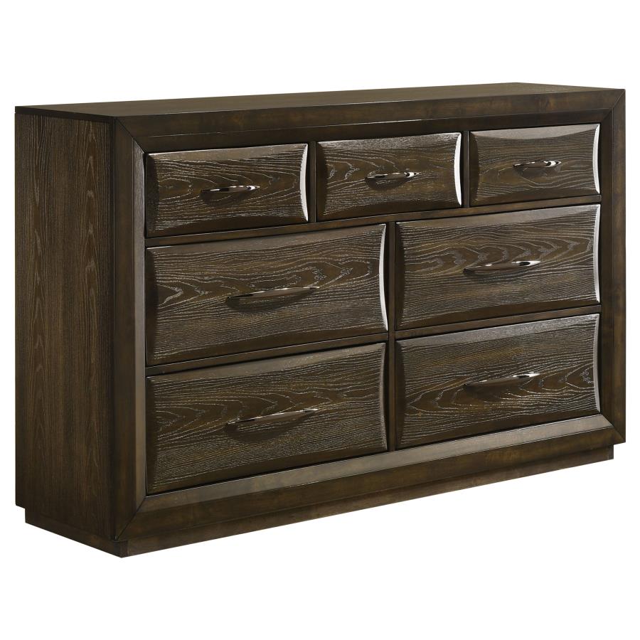 Atlas 4-piece Queen Bedroom Set Dark Oak - 215971Q-S4
