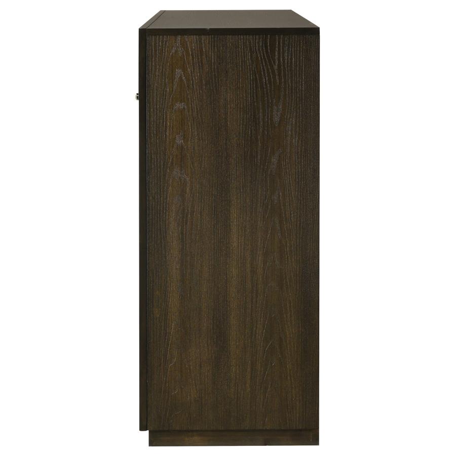 Atlas 7-drawer Bedroom Dresser Cabinet Dark Oak - 215973