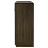 Atlas 7-drawer Bedroom Dresser Cabinet Dark Oak - 215973