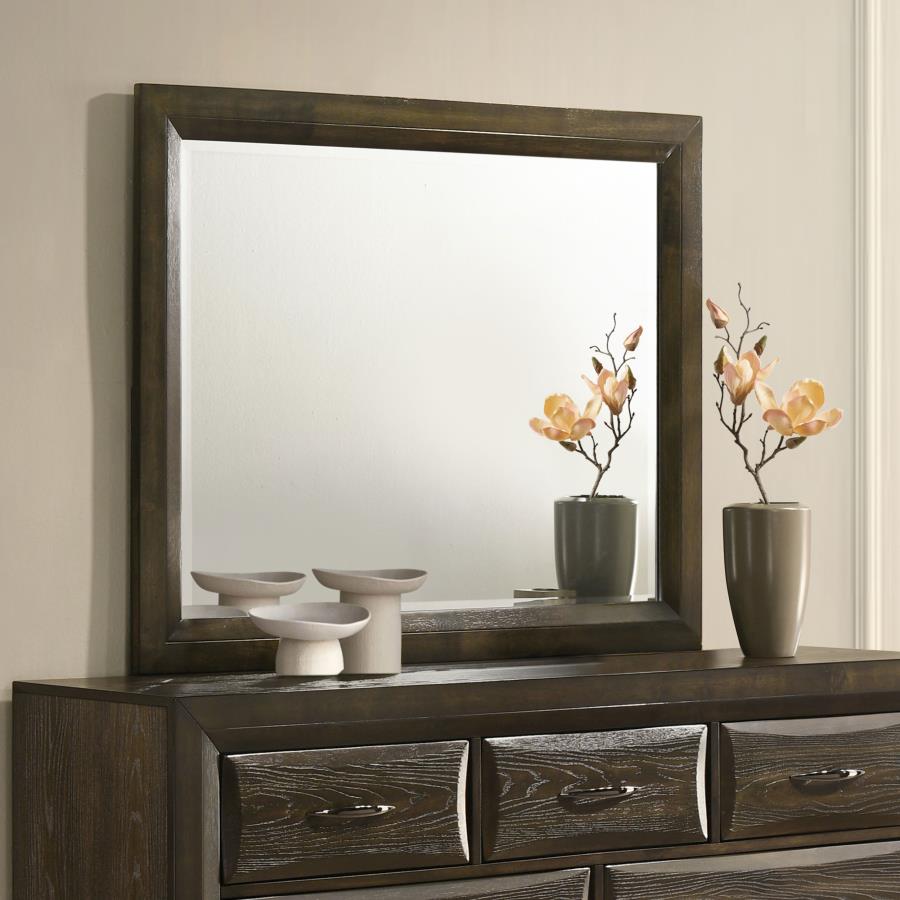 Atlas Bedroom Dresser Mirror Dark Oak - 215974