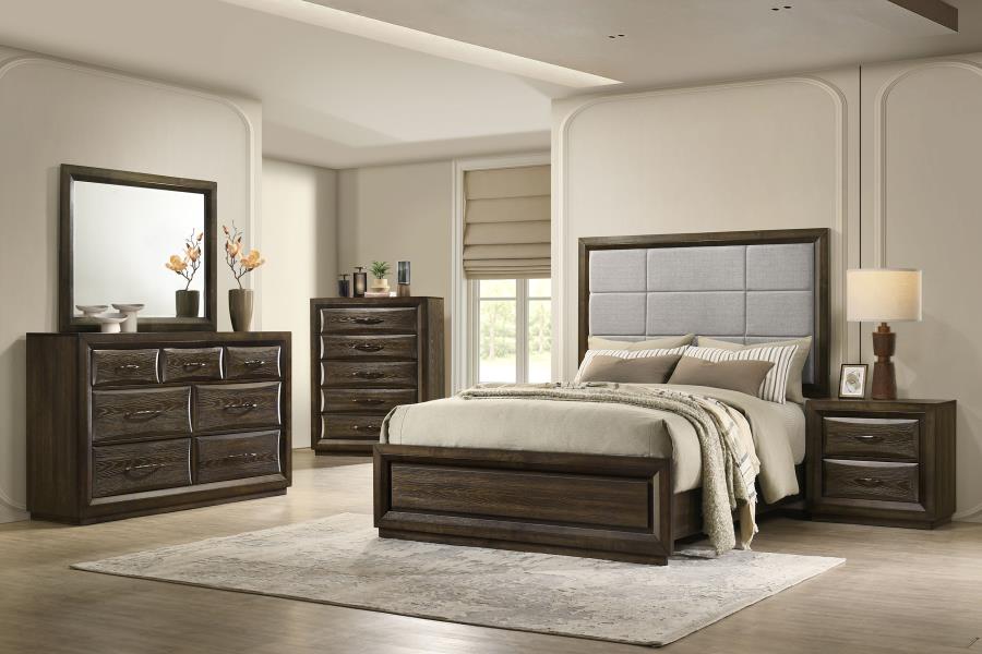 Atlas 5-drawer Bedroom Chest of Drawers Dark Oak - 215975
