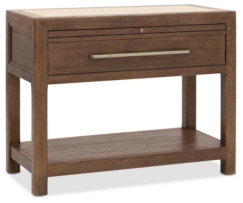 Driftwood One-Drawer Nightstand with Stone - 6820-90216-85