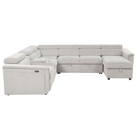 Harvey - Power Recliner Sleeper Sectional