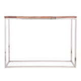 Console Table - Brown / Silver