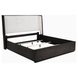 Leandro 4-piece Eastern King Bedroom Set Burnished Black - 222491KE-S4