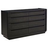 Leandro 4-piece Eastern King Bedroom Set Burnished Black - 222491KE-S4