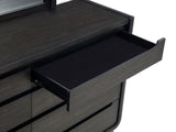 Leandro 4-piece Eastern King Bedroom Set Burnished Black - 222491KE-S4