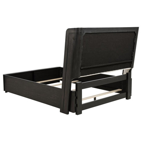 Leandro 4-piece Queen Bedroom Set Burnished Black - 222491Q-S4