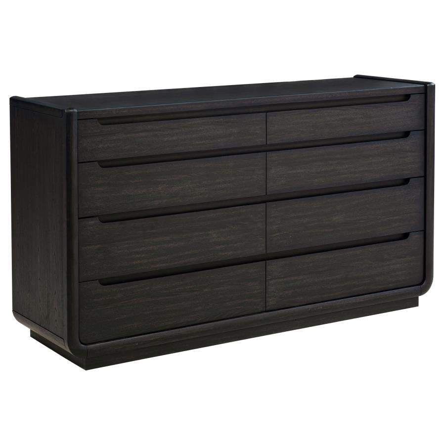 Leandro 4-piece Queen Bedroom Set Burnished Black - 222491Q-S4
