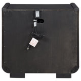 Leandro 2-drawer LED Nightstand with USB Burnished Black - 222492