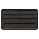 Leandro 8-drawer Bedroom Dresser Cabinet Burnished Black - 222493