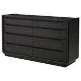 Leandro 8-drawer Bedroom Dresser Cabinet Burnished Black - 222493